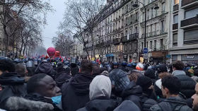 Paris - Manifestation contre la réforme des retraites - 19 Janvier 2023 - 1/19/2023, 3:56:24 PM by TWEB