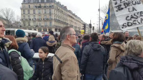 Paris - Manifestation contre la réforme des retraites - 11 Février 2023 - 2/11/2023, 12:40:18 PM by TWEB