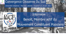 UNIVERSITE CITOYENNE : Le Mouvement Constituant Populaire by TWEB