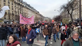 Paris - Manifestation contre la réforme des retraites - 11 Février 2023 - 2/11/2023, 4:17:46 PM by TWEB