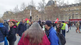 Paris - Manifestation contre la réforme des retraites - 11 Février 2023 - 2/11/2023, 12:58:18 PM by TWEB