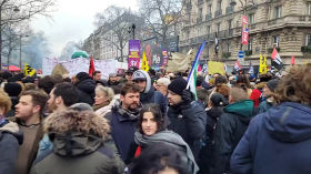 Paris - Manifestation contre la réforme des retraites - 19 Janvier 2023 - 1/19/2023, 2:10:25 PM by TWEB