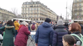 Paris - Manifestation contre la réforme des retraites - 11 Février 2023 - 2/11/2023, 12:54:03 PM by TWEB