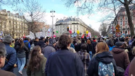 Paris - Manifestation contre la réforme des retraites - 11 Février 2023 - 2/11/2023, 2:13:02 PM by TWEB