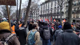 Paris - Manifestation contre la réforme des retraites - 19 Janvier 2023 - 1/19/2023, 2:34:15 PM by TWEB