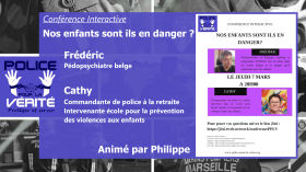 ⚠️👮📣POLICE POUR LA VÉRITÉ -  CONFÉRENCE INTERACTIVE- NOS ENFANTS SONT- ILS EN DANGER ? by police_pour_la_verite