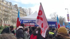 Paris - Manifestation contre la réforme des retraites - 11 Février 2023 - 2/11/2023, 1:38:35 PM by TWEB